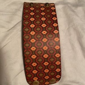 Tandy leather snap bracelet